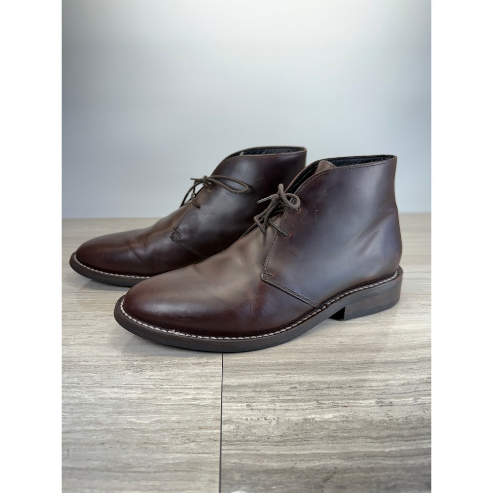 Thursday Boot Co Chukka Scout Brown Leather Men 10.5 Utility Heritage Casual EUC